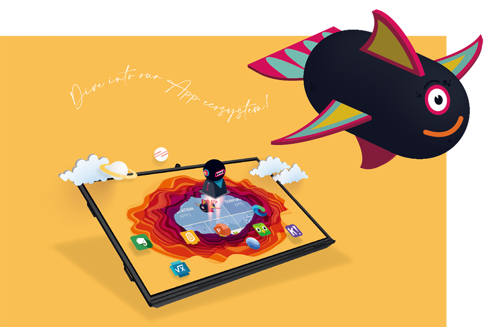 Interactive Smart Touch Display LED